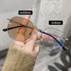 SearchFindOrder silver-tea / 0(anti-blue) Color Changing Fashion Eyeglasses