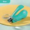 SearchFindOrder Sky Blue Nail Clippers with Magnifying Glass