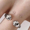 SearchFindOrder Sliver Cute Cat Paw Print Ring