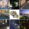 SearchFindOrder Solar Glow Pathway Brilliance 16/20 LED Underground Solar Disk Lights