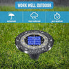 SearchFindOrder Solar Glow Pathway Brilliance 16/20 LED Underground Solar Disk Lights