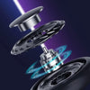 SearchFindOrder Solar Spin Fresh Breeze Innovative UFO Car Air Purifier with Long-Lasting Fragrance