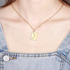 SearchFindOrder Stainless Steel Love Letter Envelope Pendant Necklace