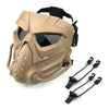 SearchFindOrder TAN-GY / CHINA Adjustable Airsoft Halloween Mask