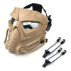 SearchFindOrder TAN-PC / CHINA Adjustable Airsoft Halloween Mask