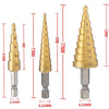 SearchFindOrder Titanium Pro Cut Precision Step Drill Set