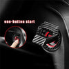 SearchFindOrder Vehicle Start-Stop Button Decorative Cover – Elevate Your Car Interior with Style