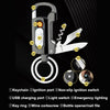 SearchFindOrder Versatile 5-in-1 Windproof Lighter Multitool: Keychain, Wine Opener, Knife, Flashlight, & Slotted Screwdriver