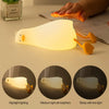 SearchFindOrder Warm Yellow Duck Glow Rechargeable Silicone Duck Night Light