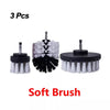 SearchFindOrder white 3Pcs Electric Scrubber Brush Drill Set