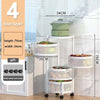 SearchFindOrder White 4 layers / China Modular Multilayer Kitchen Vegetable and Fruit Organizer