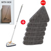 SearchFindOrder White-6x Mop Cloth 360° Rotatable Adjustable Mop