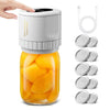 SearchFindOrder White Electric Mason Jar Vacuum Sealer