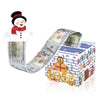 SearchFindOrder White Elegant Gift Box Compact Cash Pull Pouch Christmas Gift