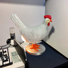 SearchFindOrder White Hen LED Egg Lamp