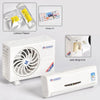 SearchFindOrder White Lemon set Solar-Powered Aroma Enhancer & Decorative Mini Air Conditioner