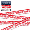 SearchFindOrder White red 6M Halloween Prop Warning Plastic Line