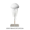 SearchFindOrder White / Stand Base Style / USB Plug Cartoon Jellyfish Night Light RGB Gradient Cute Jellyfish Bedside Lamp Voice Control Type-C Charging LED Night Lamp