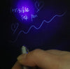 SearchFindOrder White Stealthy Secret Ink Pen with UV Light A Novel Office Essential