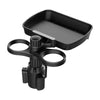 SearchFindOrder with cup holder Adjustable 360° Rotating Car Food Tray