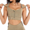 SearchFindOrder XL / Khaki Fit Zip Flex Sports Bra Full Coverage, High Impact, and Adjustable Comfort