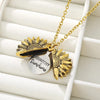 SearchFindOrder "You Are My Sunshine" Open Locket Sunflower Pendant Necklace