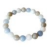 Purple Lily Zen Jewelry & Watches Aquamarine, Angelite & Labradorite Bracelet