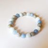 Purple Lily Zen Jewelry & Watches Aquamarine, Angelite & Labradorite Bracelet