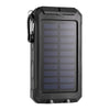 SearchFindOrder 1 Portable Outdoor Solar Powered Waterproof Charger with LED 20000mAh Power Bank Capacity