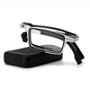 SearchFindOrder +100 / Silver square Blue Light Folding Reading Glasses