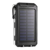 SearchFindOrder 2 Portable Outdoor Solar Powered Waterproof Charger with LED 20000mAh Power Bank Capacity