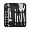 SearchFindOrder 20Piece Set Stainless Steel BBQ Tool Set