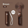 SearchFindOrder 2000mAh Brown Fan F8 3 in 1 Handheld MiniFan with Flash Light and Portable Charger