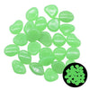 SearchFindOrder 25pcs / Green1 Glow in the Dark Garden Pebbles