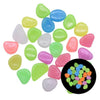 SearchFindOrder 25pcs / Mix Glow in the Dark Garden Pebbles