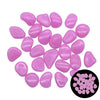 SearchFindOrder 25pcs / Rose red Glow in the Dark Garden Pebbles