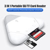 SearchFindOrder 3-in-1 Universal Mobile SD Card Reader