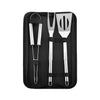 SearchFindOrder 3 Piece Set Stainless Steel BBQ Tool Set