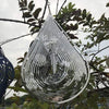 SearchFindOrder 30x20cm Tear Drop Heart & Tear Drop Spinning Wind Chimes