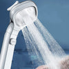 SearchFindOrder 4 Mode Adjustable High-Pressure Water Saving Button Stop Handheld Showerhead