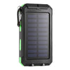 SearchFindOrder 4 Portable Outdoor Solar Powered Waterproof Charger with LED 20000mAh Power Bank Capacity