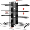 SearchFindOrder 8 Tiers Pot and Pan Organizer for Cabinet with Adjustable 8 Non-Slip Tiers