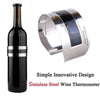 SearchFindOrder A Wine Thermometer Wine Collar Thermometer with LCD Display