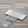 SearchFindOrder Barbecue Reusable Grill Stainless Steel Skewers