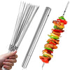 SearchFindOrder Barbecue Reusable Grill Stainless Steel Skewers