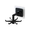 SearchFindOrder Black 2 Pieces 360 Degree Rotating Hook (2 pieces)