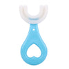 SearchFindOrder Blue 2-6T Kids Silicone U-Shaped Toothbrush