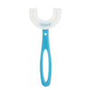 SearchFindOrder Blue 6-12T Kids Silicone U-Shaped Toothbrush