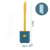 SearchFindOrder Blue Flexible Silicone Toilet Brush