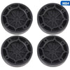 SearchFindOrder Bottom 4 Pieces Washing Machine Universal Rubber Mat Anti-Vibration Pads